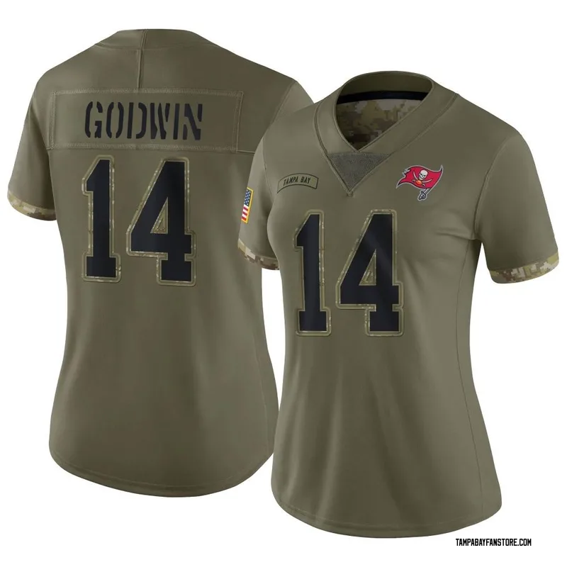 NFL_Jerseys Jersey Tampa''Bay''Buccaneers''Men #12 Tom Brady 14 Chris  Godwin 45 Devin White Custom ''NFL''Olive Gold Salute To Service 