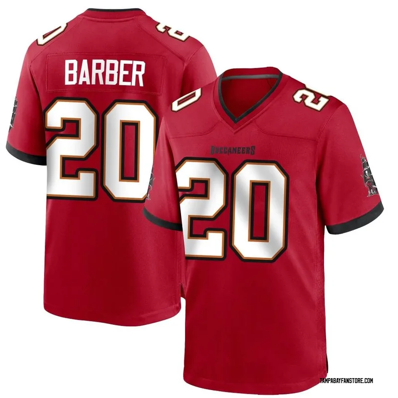 Ronde Barber Autographed Tampa Bay (Red #20) Custom Jersey - Radtke