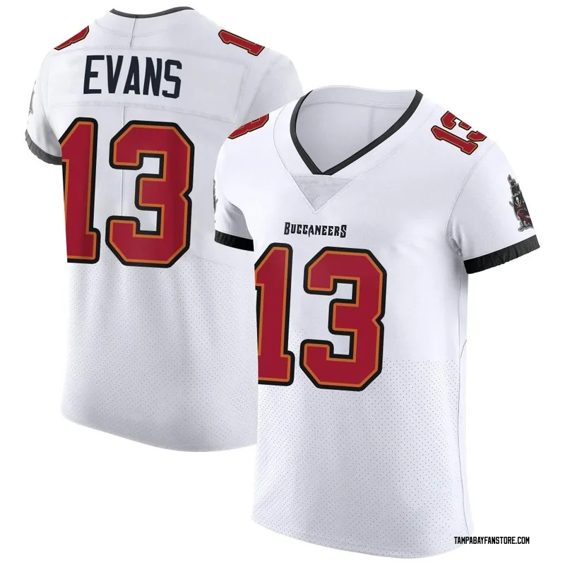 Tampa Bay Buccaneers Mike Evans White 2021 Vapor Limited 3D Jersey